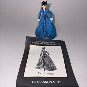 Franklin Mint Gone With The Wind Scarlett O’Hara Her Courage Shanty Dress 1991
